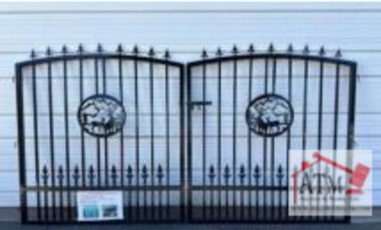 NEW Bi-Parting Iron Gate