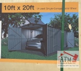 NEW 10' x 20' Portable Metal Shed