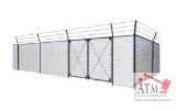 NEW Galvanized Chain Link Fence (500', (2) Gates)