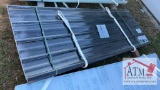 (20) NEW Corrugated Polycarb Black Roof Panels