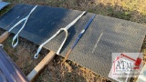 (2) NEW Diamond Plate Steel Sheet - Black Painted