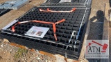 (40) NEW Black Metal Rail Panels