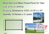 NEW White Metal w/ PVC Cladding Garden Fence