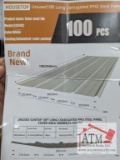 (100) Galvanized & Painted Roof Panels