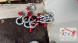 (10) NEW 4400LB D-Ring Shackles