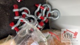 (10) NEW 14500LB D-Ring Shackles