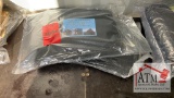 (2) NEW Black Outdoor Patio Fabric Screen