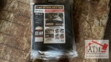 (4) NEW 10' x 12' 12mm Thick Black Tarps