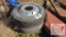 (2) 245/70R19.5 Alum Wheel Assy