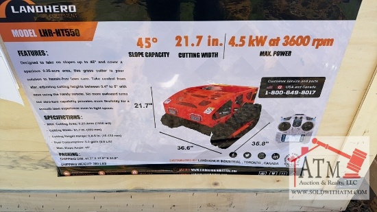 NEW Landhonor Remote Control Lawn Mower