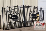 NEW 14' Estate Gate w/ Cattle
