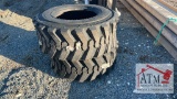 (2) NEW Skidsteer Tires