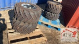 (4) Solid Filled Ditch Witch Wheels