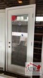 Unused 2-8 x 6-8 Full Glass Exterior Door LH