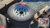 (2) 6-Lug 225/75R15 Wheel Assy
