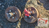 (2) 5-Lug Trailer Hubs