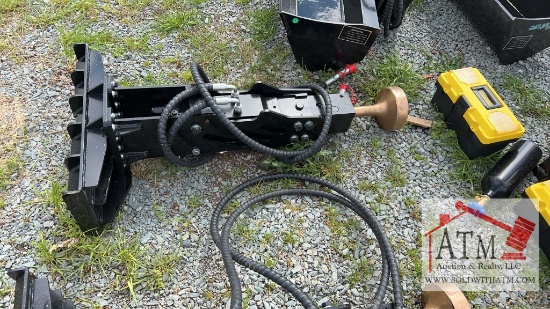 NEW Future FT-D45 Mini Skidsteer Post Driver