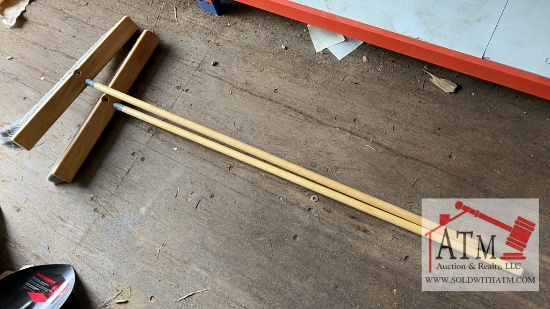 (2) NEW Push Brooms