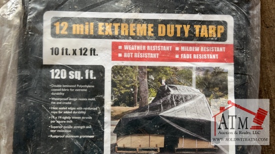 (8) NEW 10x12 12 Mil Extreme Duty Tarps