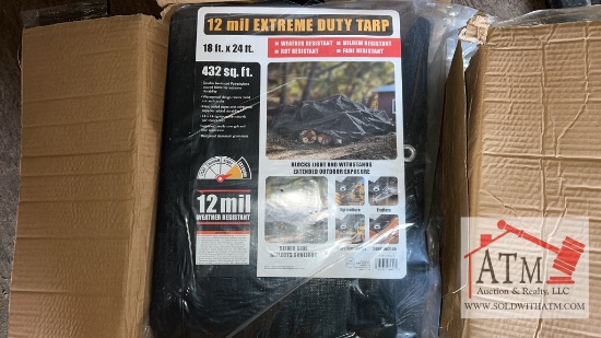 (4) Extreme Duty 18x24 Tarps
