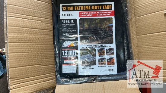 (15) NEW 6x8 Tarps