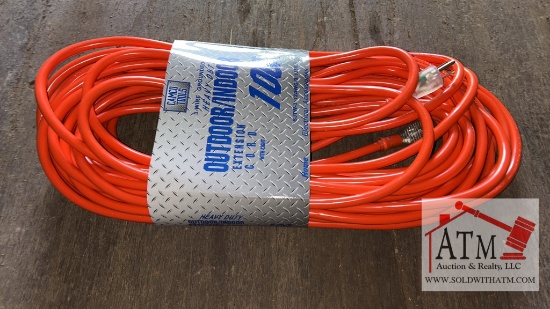 (9) NEW 100' Extension Cords