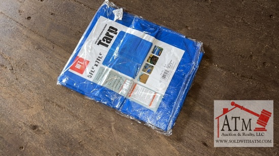 (10) NEW 5x7 Blue Tarps