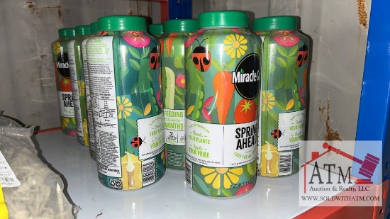 (14) Containers Of Miracle Grow Plant Food