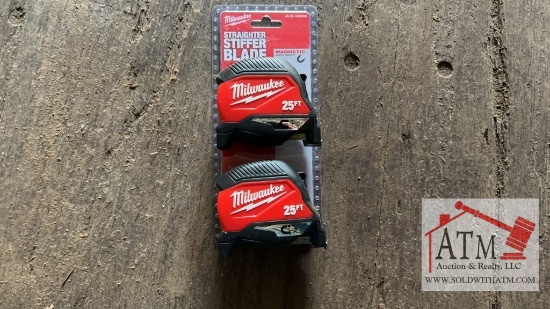 (2) NEW Milwaukee Tape Measures