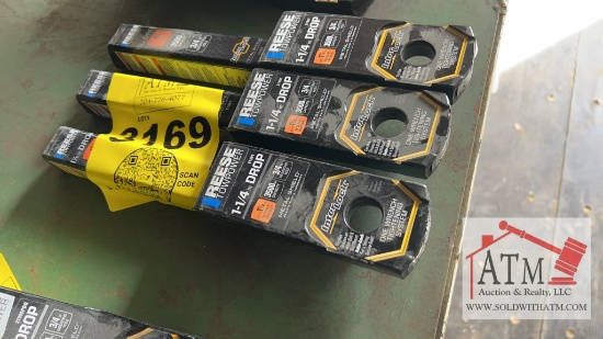 (3) 1 1/4" Reese 1.25" Drop Hitches