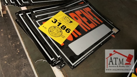 (10) "For Rent" Signs