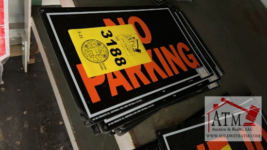 (10) "No Parking" Signs