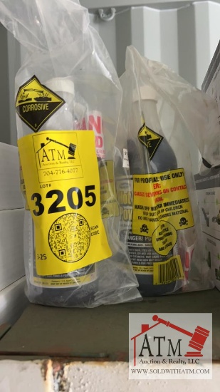 (2) Bottles Hot Power Drain Cleaner