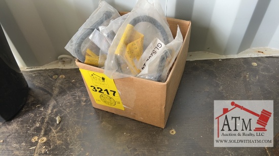 (10) Gas Log Connector Hose w/ Cutoff