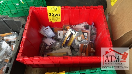 Black Misc Hardware Box Lot