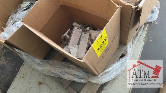 White Misc Hardware Box Lot
