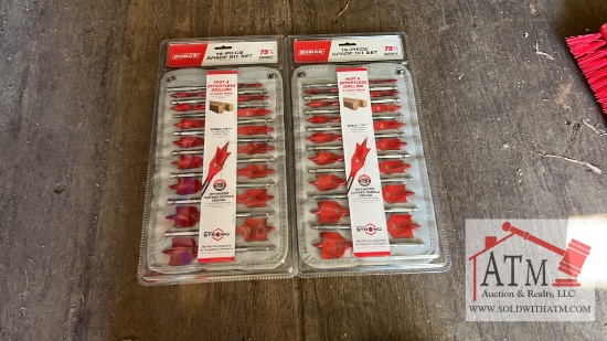 (2) New Diablo 16 Piece Spade Bit Set