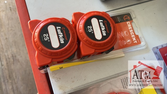 (2) New Crescent Tape Measures