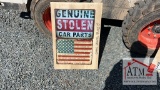 (2) NEW Retro Vintage Signs