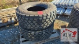 (2) Goodyear G278 445/65R22.5 Flotation Tires