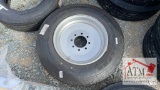 (1) NEW 215/75-17.5 16-Ply 8-Lug Tire/Wheel Assy