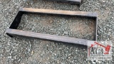 Tube Style Backing Plate - Skidsteer Attachment