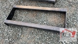 Tube Style Backing Plate - Skidsteer Attachment