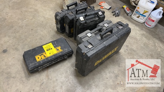 Dewalt and (5) Empty DeWalt Cases