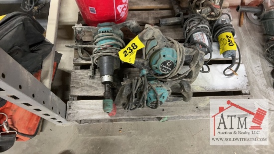 (3) Collomix Mixer Drills