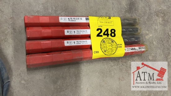 (3) NEW Hilti 3/4" Bits & (1) 7/8" Bit