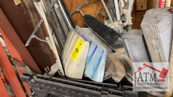 Misc Lot of Shovels and Hole Diggers