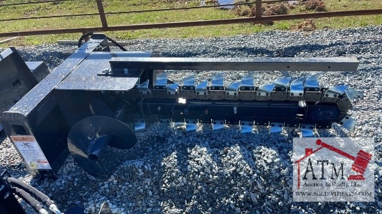 NEW Wolverine 48" Trencher - Skidsteer Attach