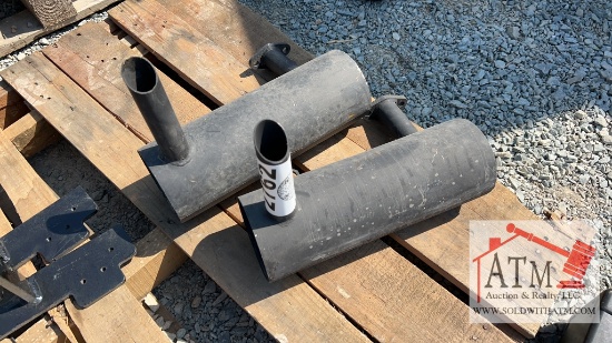 (2) NEW Mufflers