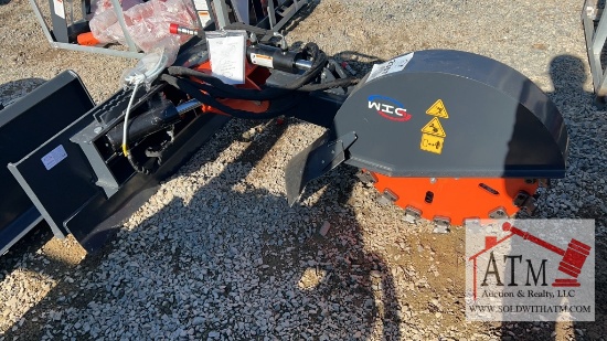 NEW WIG Stump Grinder - Skidsteer Attachment